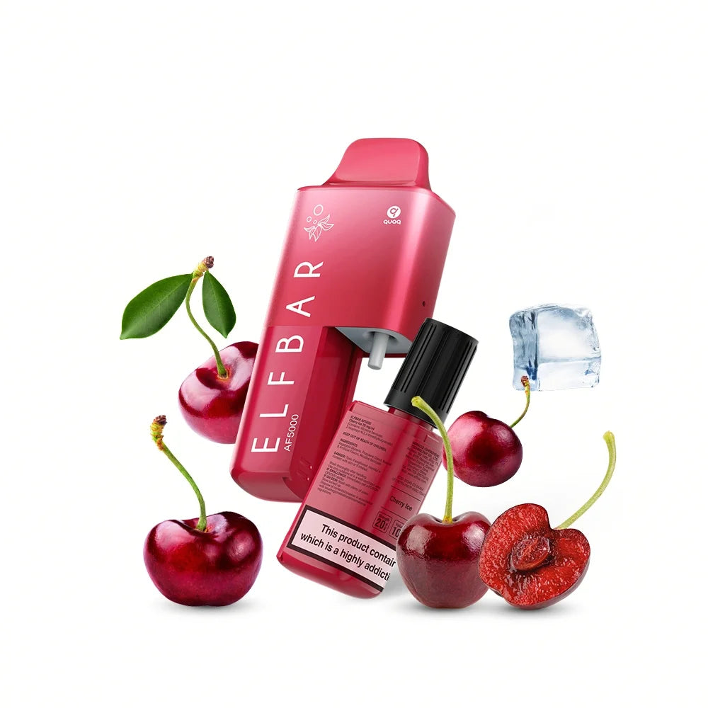 Elf Bar - AF5000 - Cherry Ice - 20mg/ml - 5 Stück