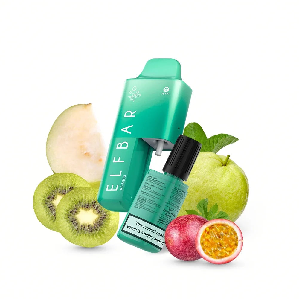 Elf Bar - AF5000 - Kiwi Passion Fruit Guava - 20mg/ml - 5 Stück