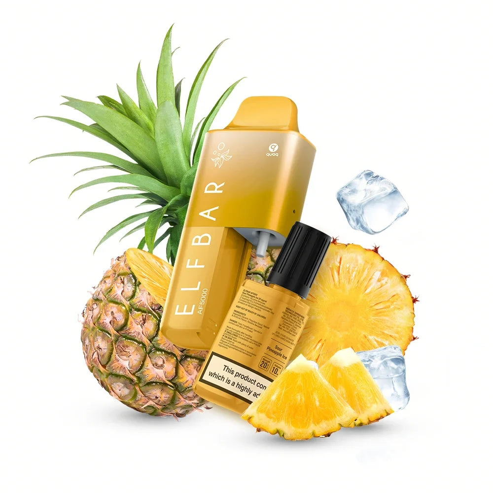 Elf Bar - AF5000 - Sour Pineapple Ice - 20mg/ml - 5 Stück