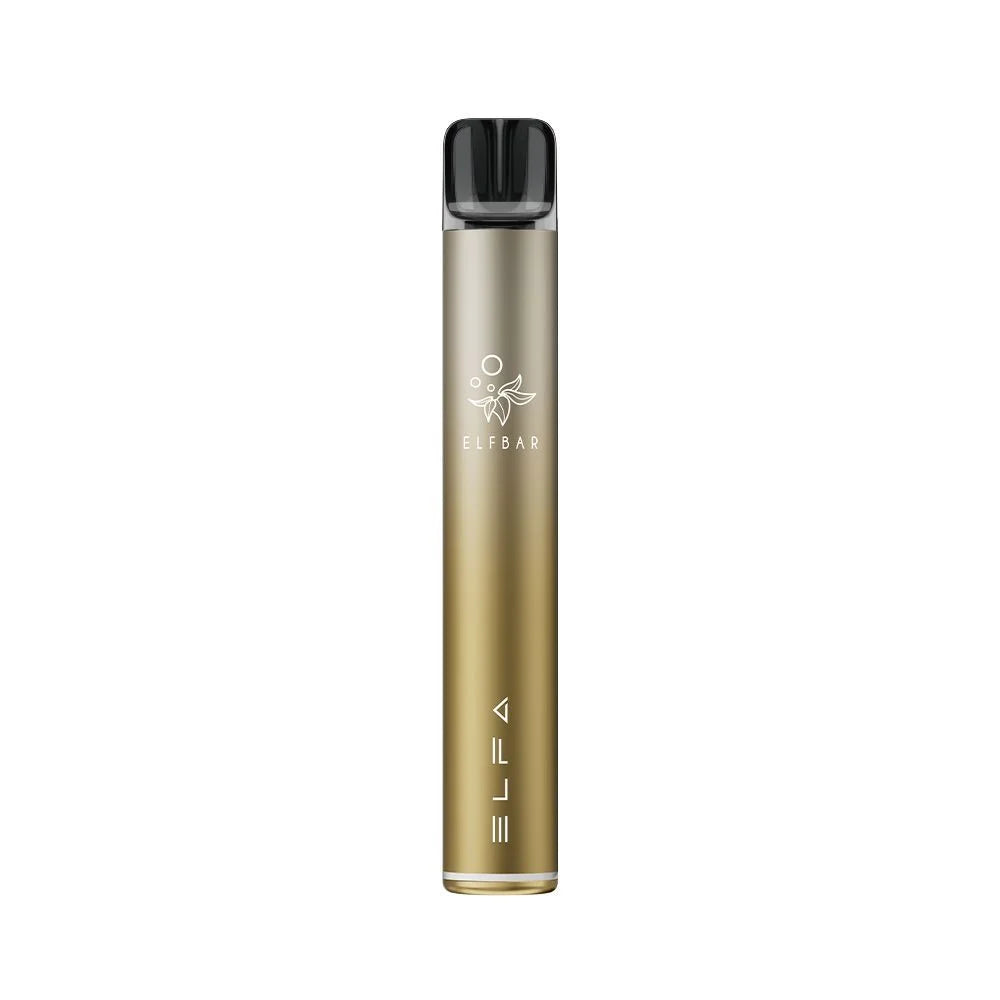 Elf Bar ELFA Pro - Kit (2ml) - 20mg/ml Nikotin - Display - 10 Stück Dark Gold - Peach Ice