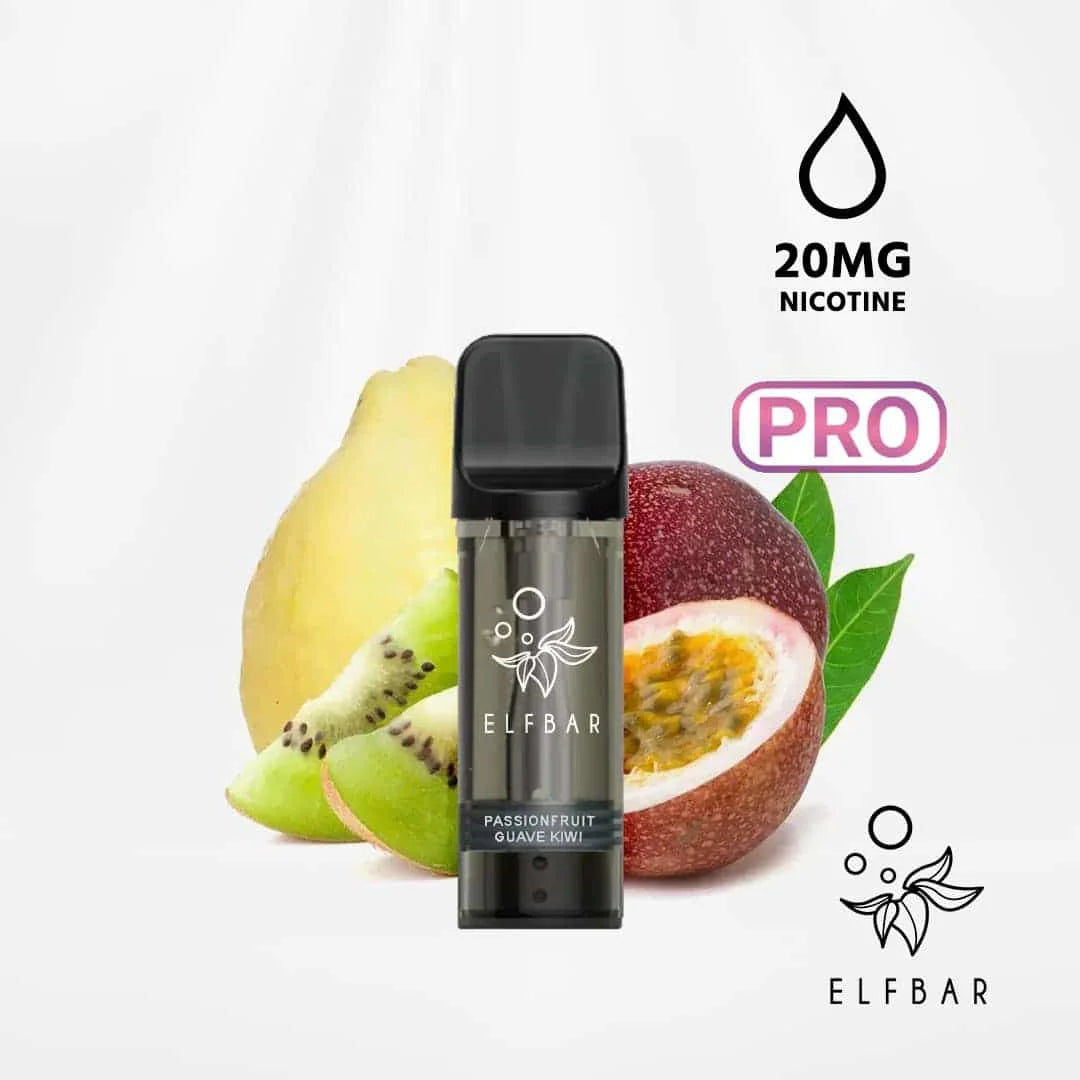 Elf Bar ELFA Pro - Pods (2 x 2ml) - Kiwi Passion Fruit Guava - 10 Stück