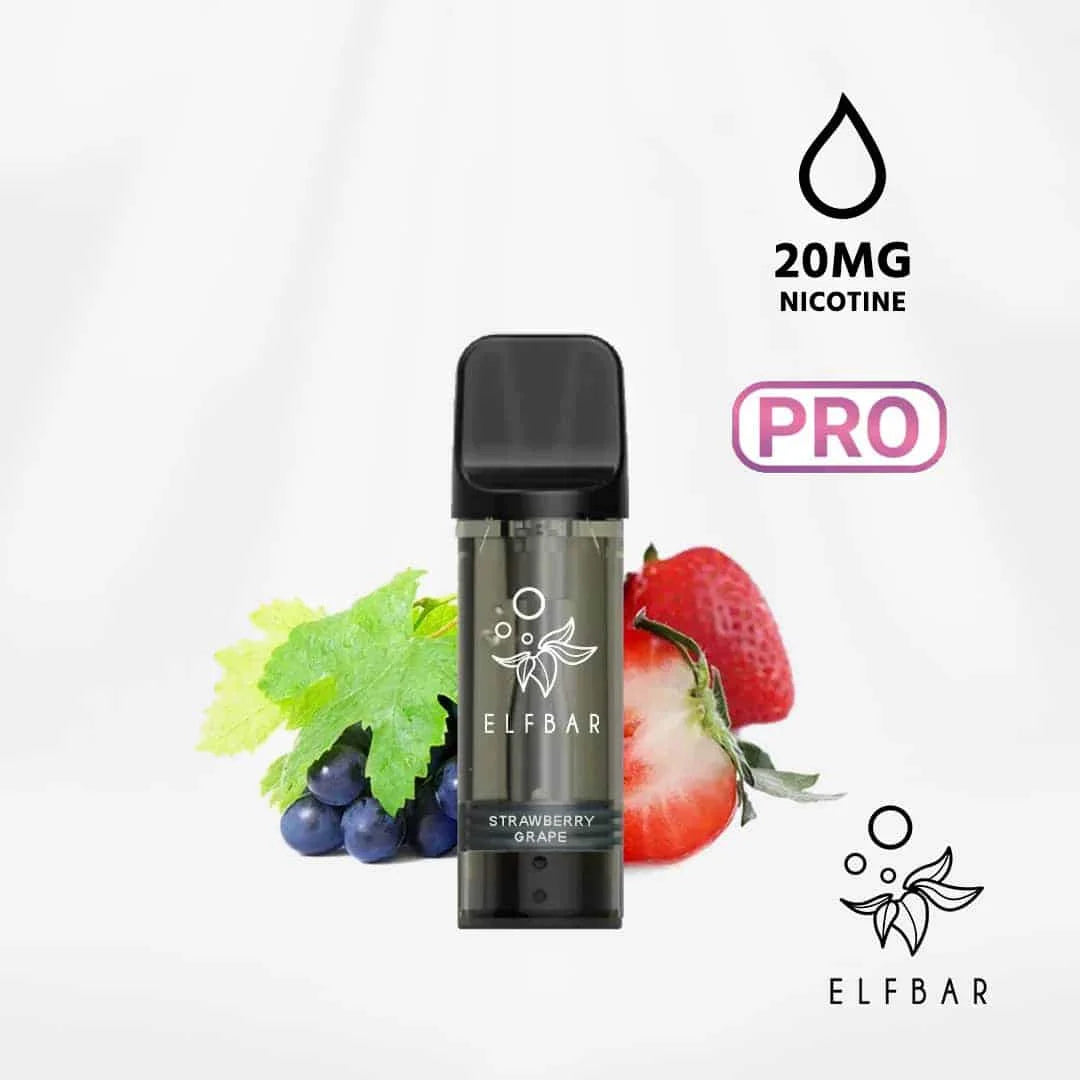 Elf Bar ELFA Pro - Pods (2 x 2ml) - Strawberry Grape - 10 Stück