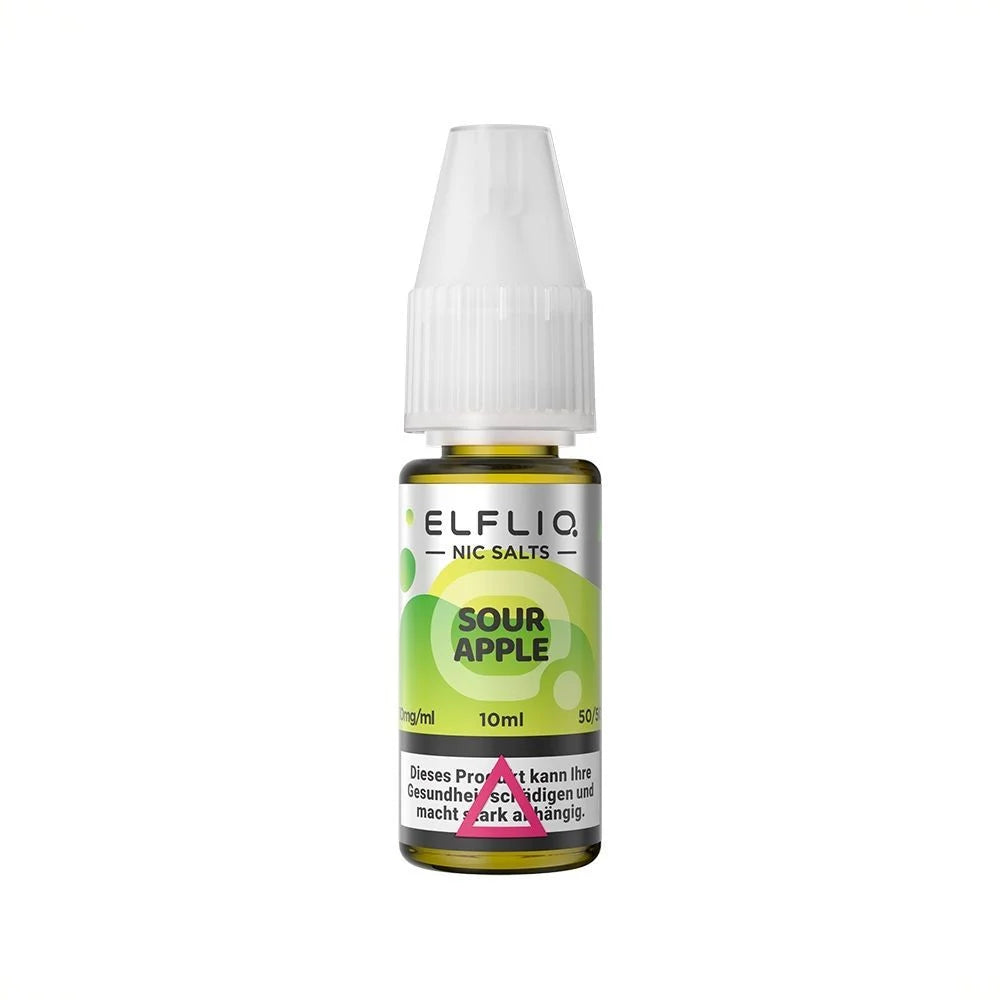 Elf Bar - ElfLiq - 10ml - 20mg/ml - Sour Apple - 10 Stück