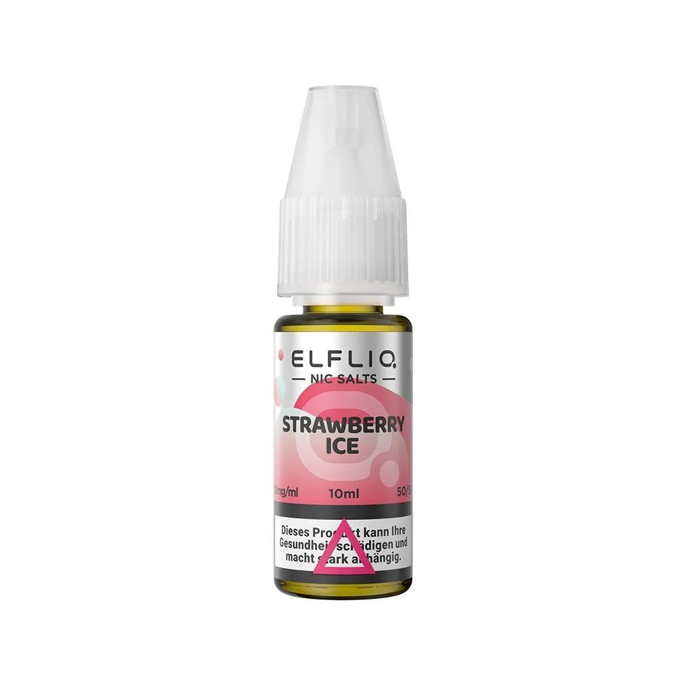 Elf Bar - ElfLiq - 10ml - 20mg/ml - Strawberry Ice - 10 Stück