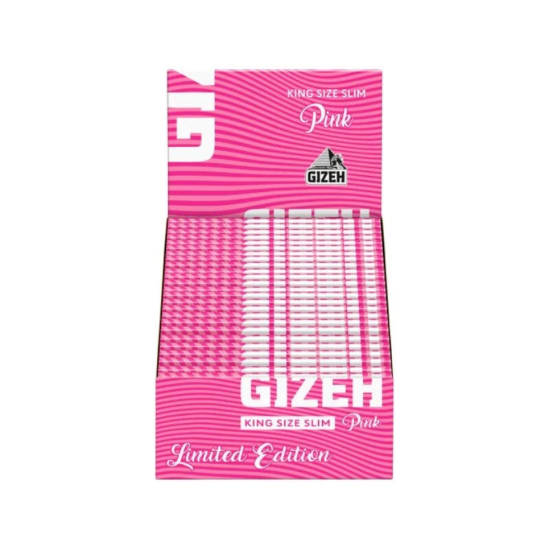 GIZEH - King Size Slim - Pink - Box - 50 Stück