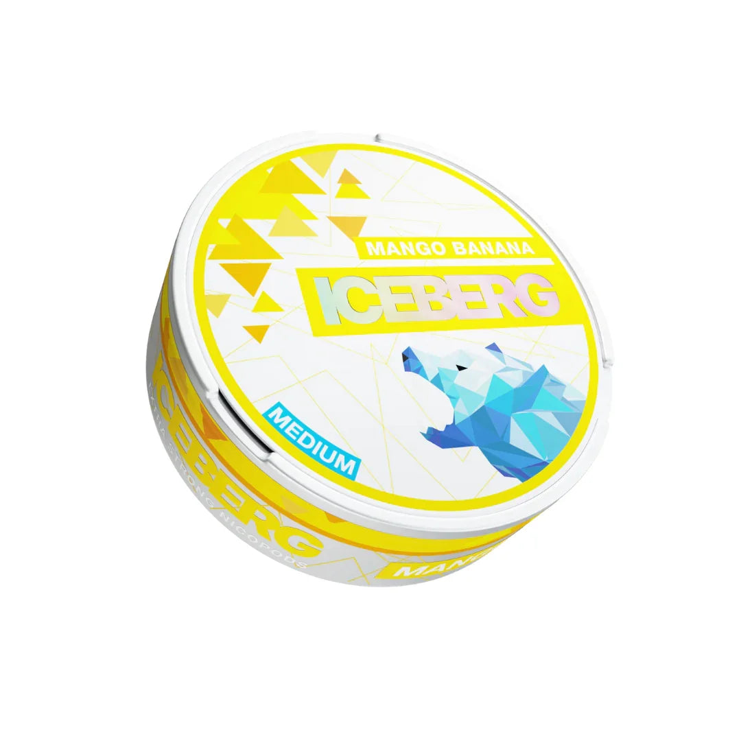 ICEBERG - Medium - Mango Banana - All White Snus - 20mg/g - 12g - 10 Stück