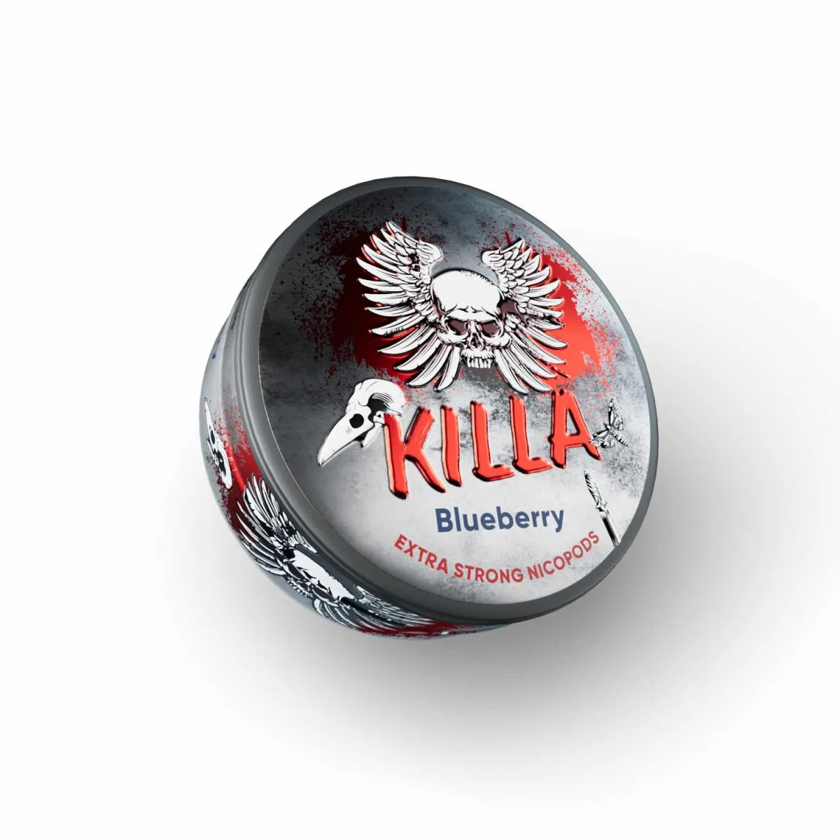 KILLA - Blueberry - All White Snus - 16g - 10 Stück