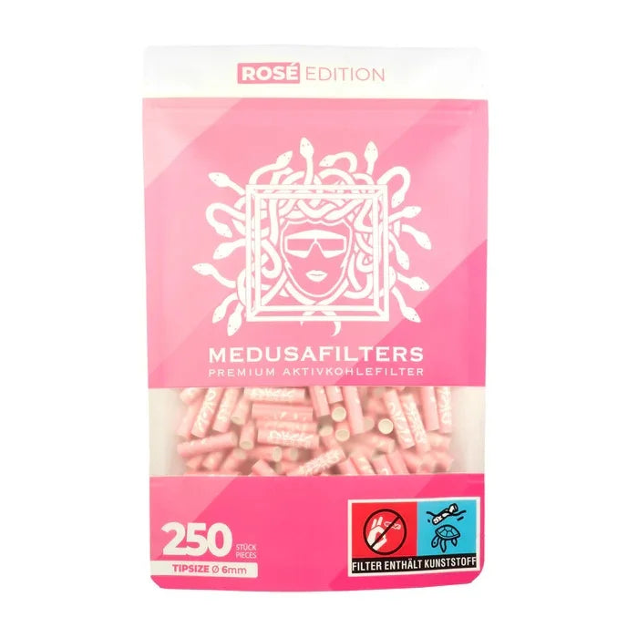 MedusaFilters - 250er Pack - ROSÉ - Hybrid Aktivkohlefilter