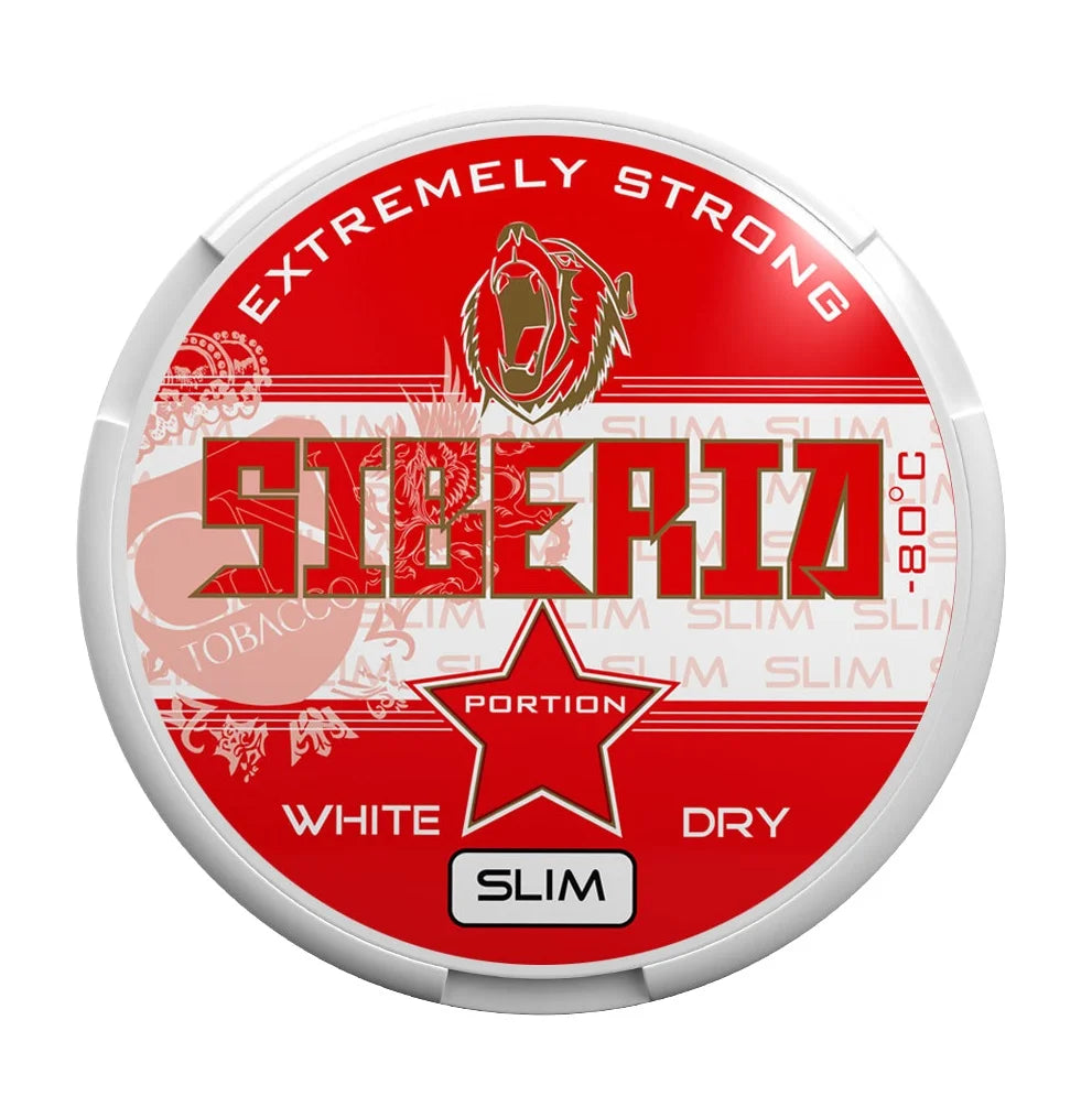 SIBERIA - Rot - White Dry Slim - 13g - 10 Stück