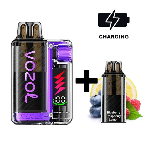 VOZOL Vista Plug 10000 - Starter Kit - Blueberry Raspberry Lemon - 5 Stück