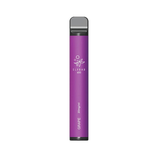 Elf Bar - 600 - 20mg/ml - Display - 10 Stück - Grape