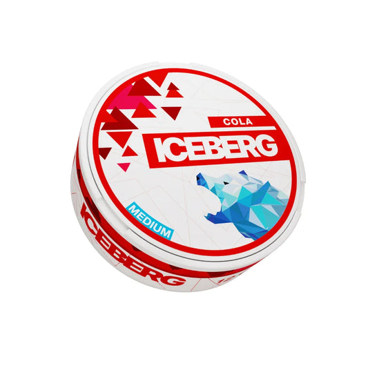 ICEBERG - Medium - Cola - All White Snus - 20mg/g - 12g - 10 Stück