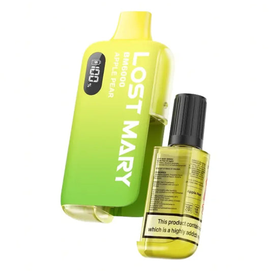 LOST MARY - BM6000 - 20mg/ml - 5 Stück Apple Pear