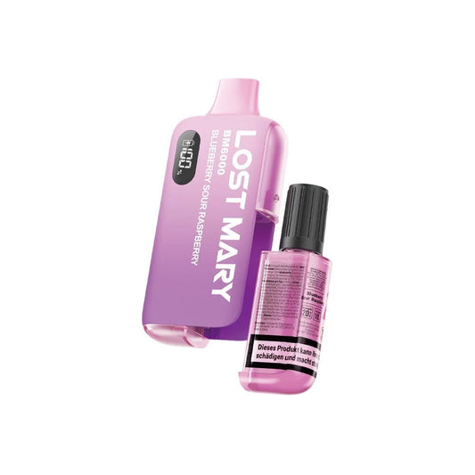 LOST MARY - BM6000 - 20mg/ml - 5 Stück Blueberry Sour Raspberry