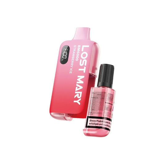 LOST MARY - BM6000 - 20mg/ml - 5 Stück - Strawberry Ice