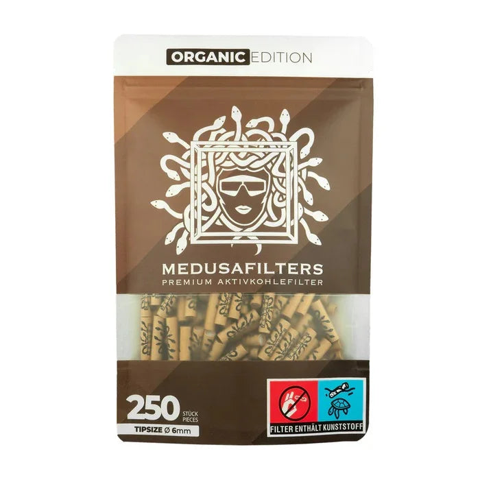MedusaFilters - 250er Pack - ORGANIC - Hybrid Aktivkohlefilter