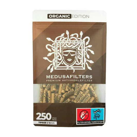 MedusaFilters - 250er Pack - ORGANIC - Hybrid Aktivkohlefilter