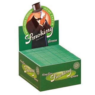 Smoking Kingsize - Green - Box - 50 x 33 Stück