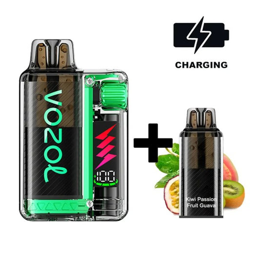 VOZOL Vista Plug 10000 - Starter Kit - Kiwi Passion Fruit Guava - 5 Stück