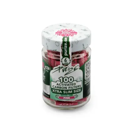 Purize - Xtra Slim Size - 100 Stück - Glas - Pink