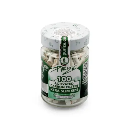 Purize - Xtra Slim Size - 100 Stück - Glas - White