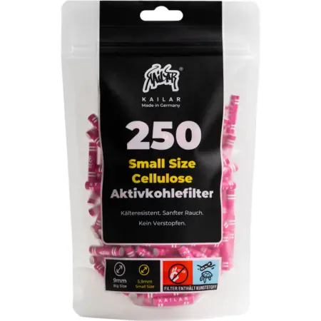 Kailar - 250 Slim Cellulose Aktivkohlefilter - Pink