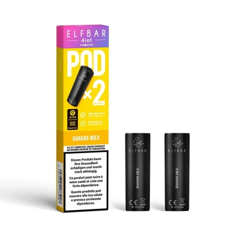 Elf Bar - 4in1 Pod - 2 x 2ml - Banana Milk
