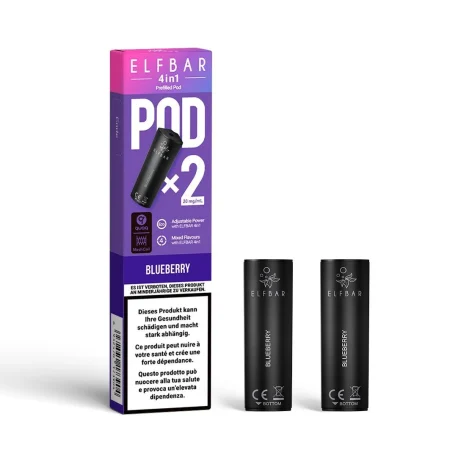 Elf Bar - 4in1 Pod - 2 x 2ml - Blueberry