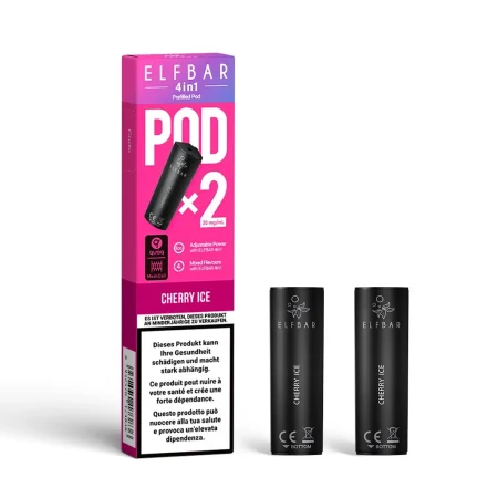 Elf Bar - 4in1 Pod - 2 x 2ml - Cherry Ice