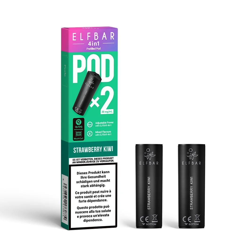 Elf Bar - 4in1 Pod - 2 x 2ml - Strawberry Kiwi