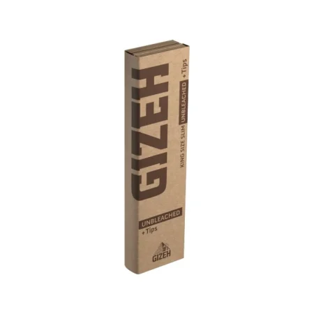 GIZEH - King Size Slim + Tips - Unbleached