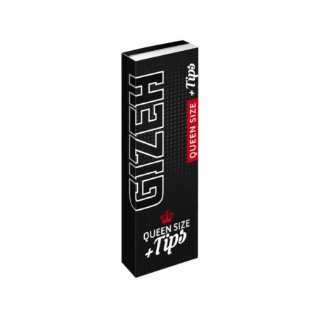 GIZEH - Queen Size + Tips - Black