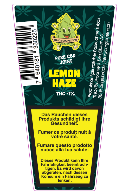 BudBouncy's Joint "Lemon Haze"