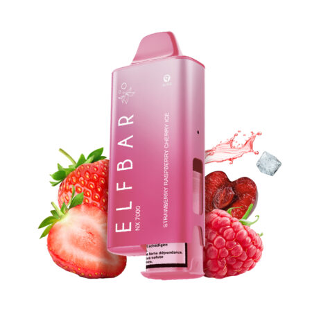 Elf Bar - NX7000 - Kit - Strawberry Raspberry Cherry Ice