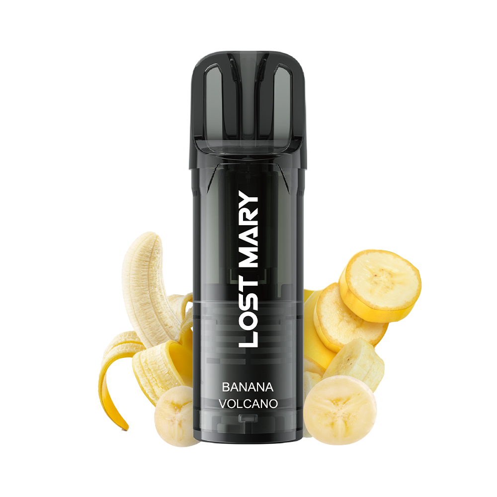 LOST MARY - WAVI Pod - 2 x 2ml Pods (20mg) - Banana Volcano