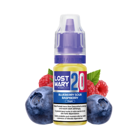 LOST MARY - Liquid - 20mg - 10ml - Blueberry Sour Raspberry