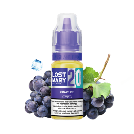 LOST MARY - Liquid - 20mg - 10ml - Grape Ice