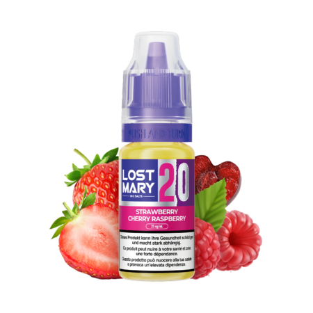 LOST MARY - Liquid - 20mg - 10ml - Strawberry Cherry Raspberry