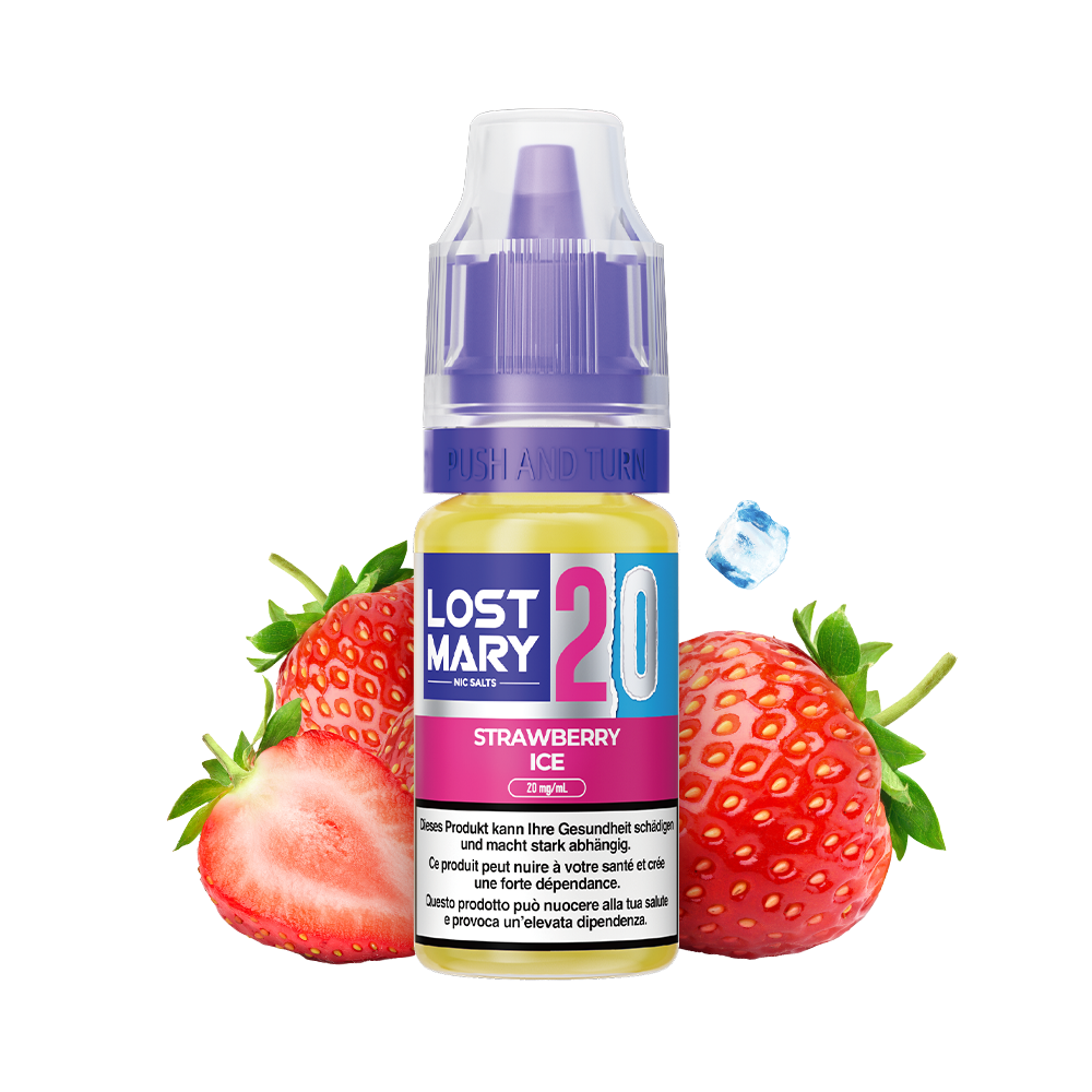 LOST MARY - Liquid - 20mg - 10ml - Strawberry Ice